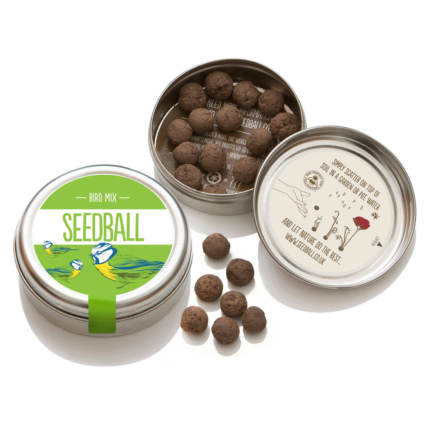 Bird Mix Seedball Tin-Seedball-My Beautiful Caravan