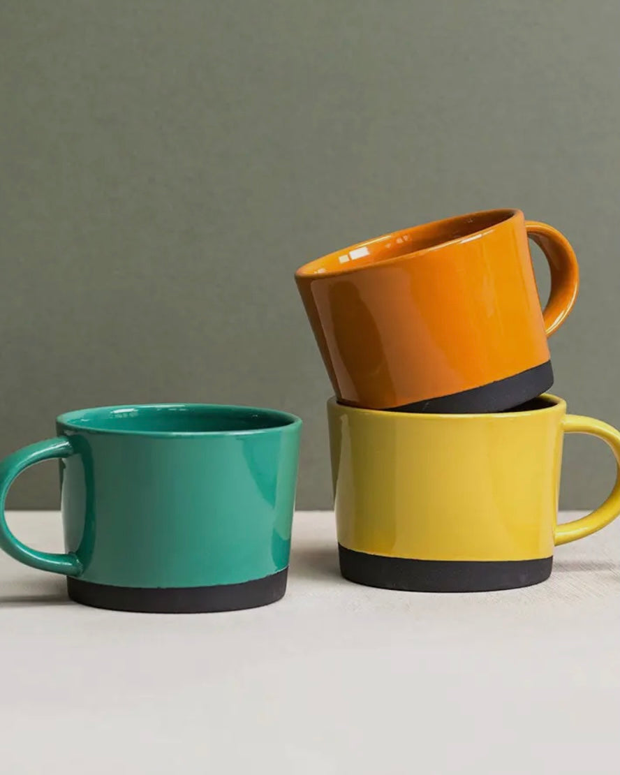 Black Clay Mug-Hannah Turner-My Beautiful Caravan