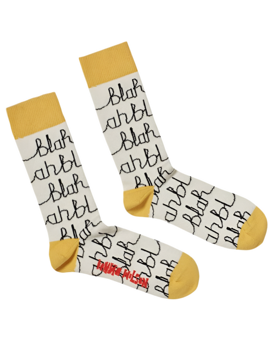 Blah Blah Socks-Donna Wilson-My Beautiful Caravan