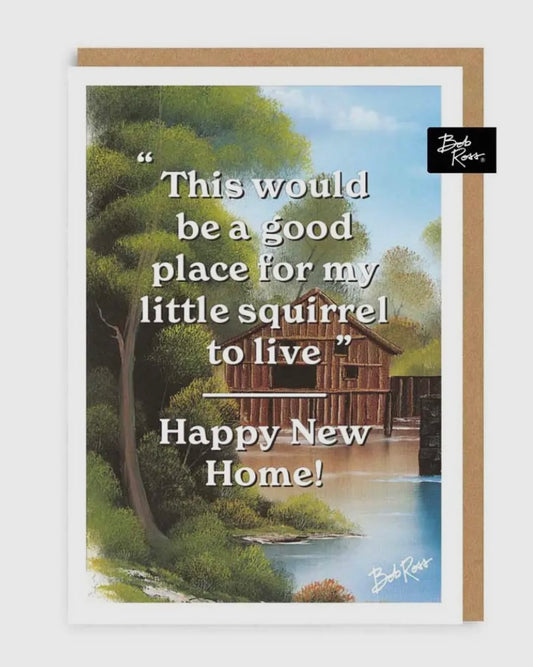 Bob Ross New Home Card-Ohh Deer-My Beautiful Caravan