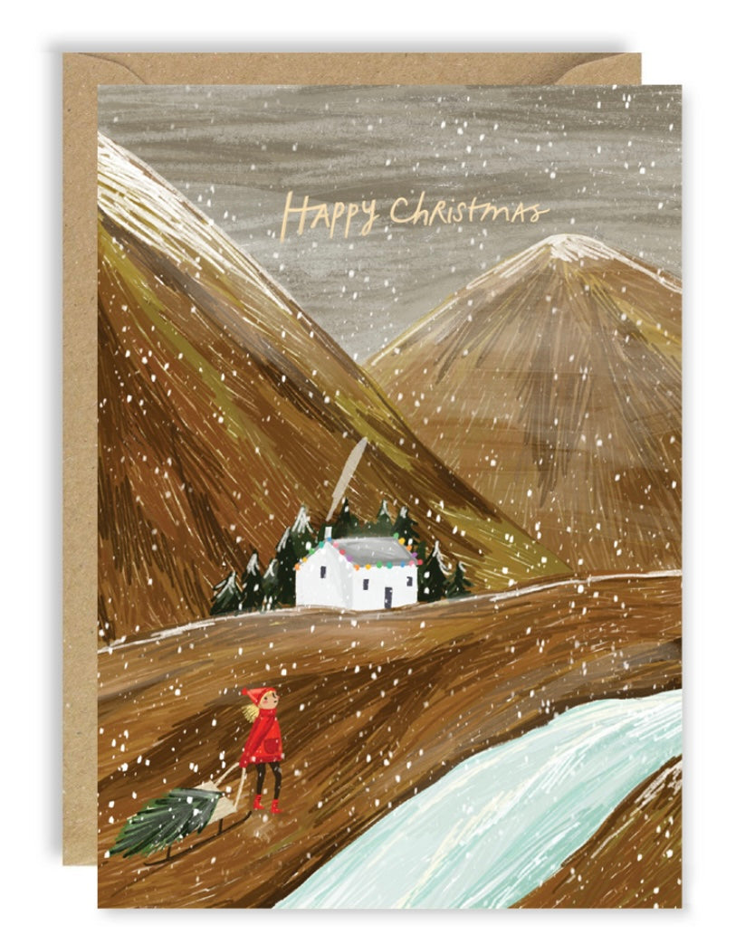 Bothy Christmas Card-Joy Nevada-My Beautiful Caravan