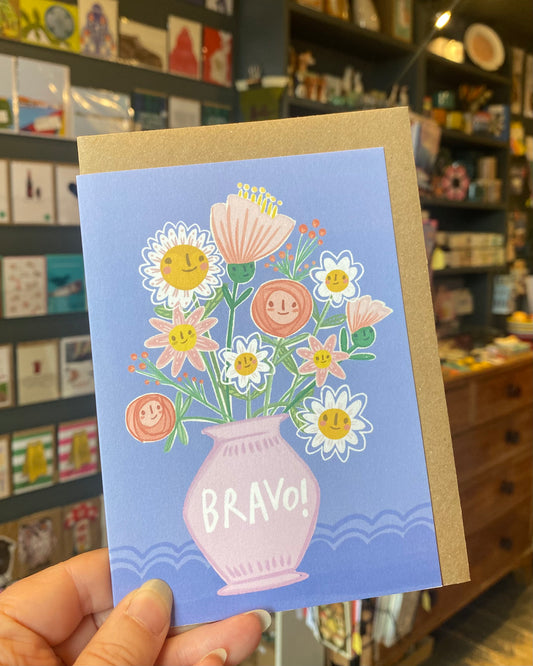 Bravo! Flowers Card-Joy Nevada-My Beautiful Caravan