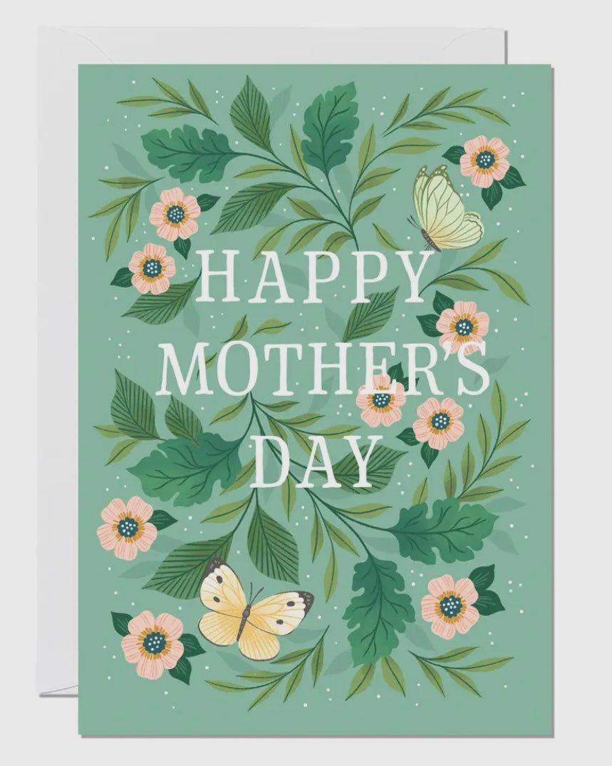 Butterflies Mother’s Day Card-Ricicle Cards-My Beautiful Caravan