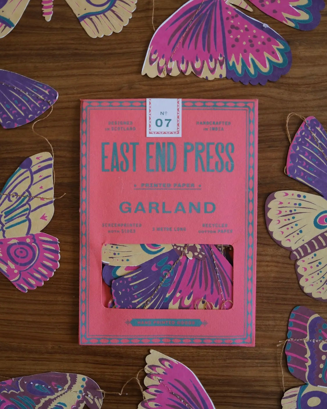 Butterflies Paper Garland-East End Press-My Beautiful Caravan