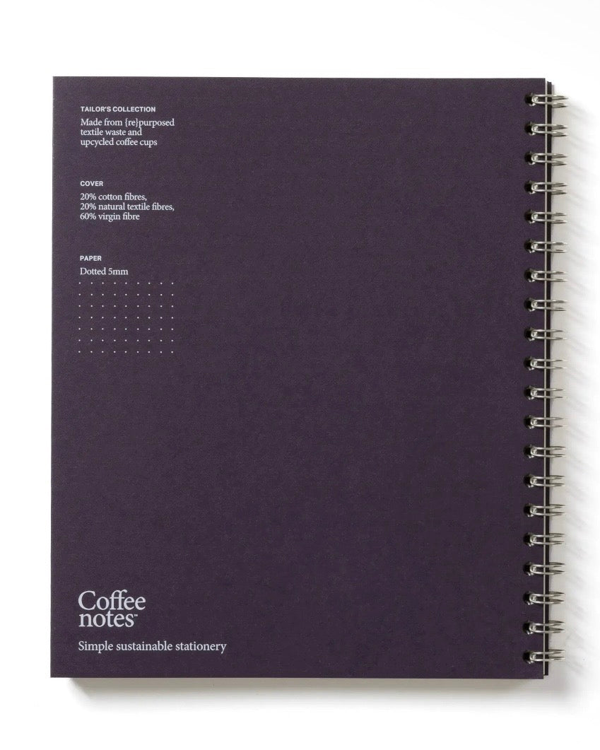 Coffeenotes Wirebound Short A4 Notebook