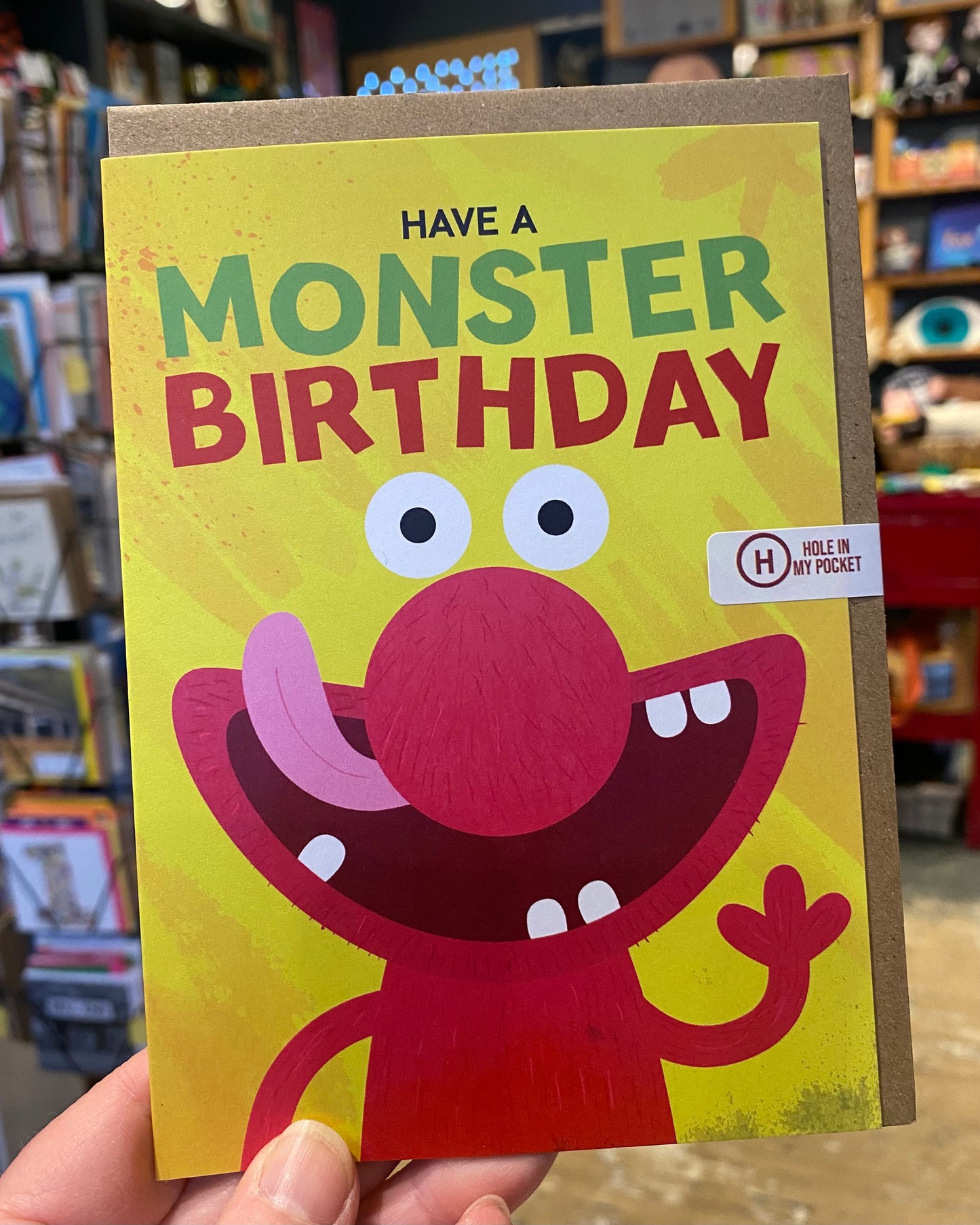 Monster Birthday Card