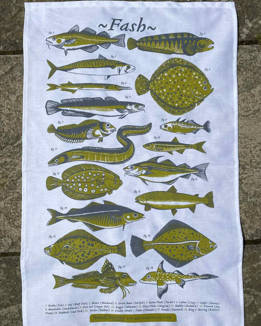 Doric ‘Fash’ Fish Teatowel