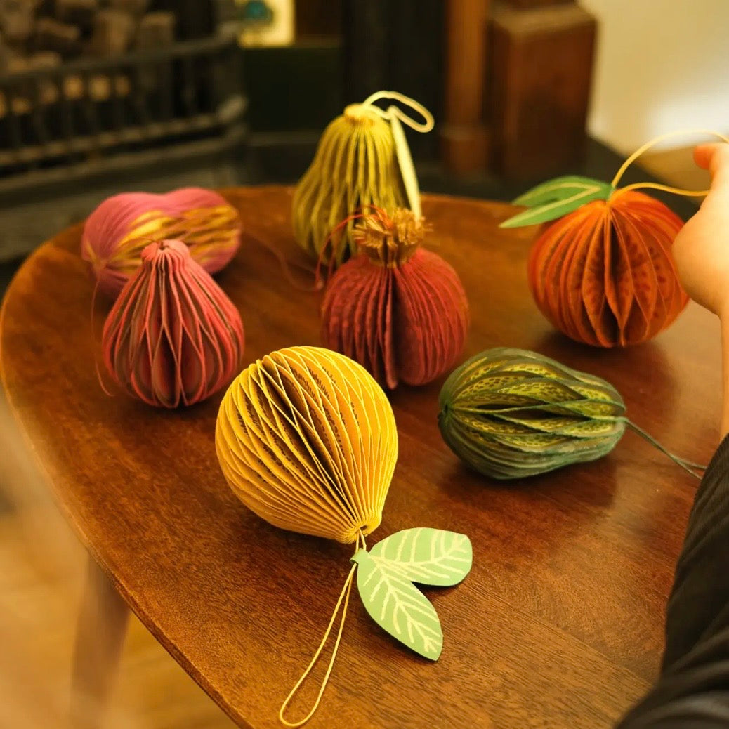Lemon Honeycomb Ornament