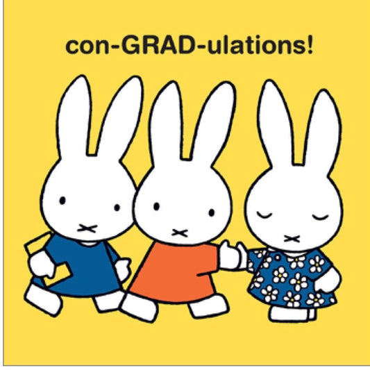 Miffy Con-GRAD-ulations Card