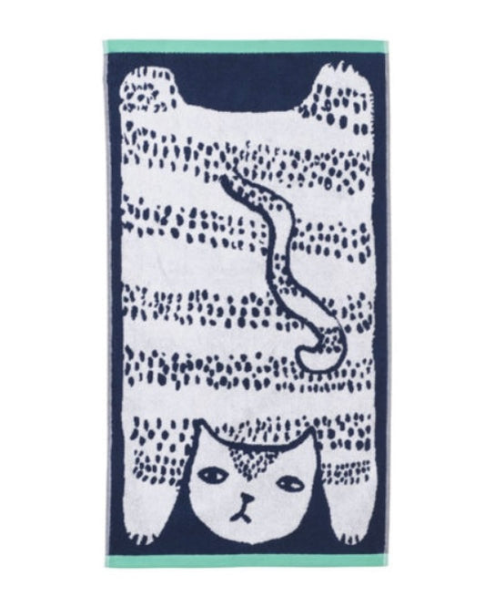 Cat Hand Towel-Donna Wilson-My Beautiful Caravan