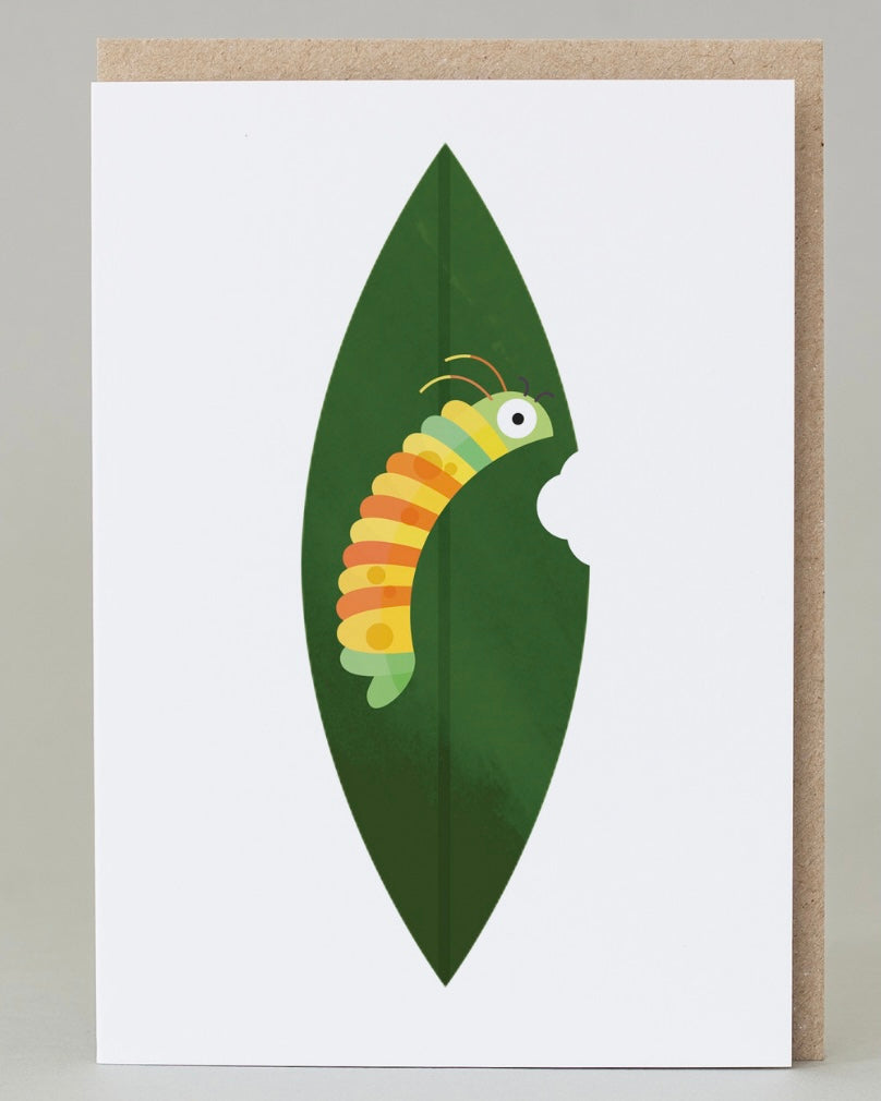 Caterpillar Card-Hole In My Pocket-My Beautiful Caravan