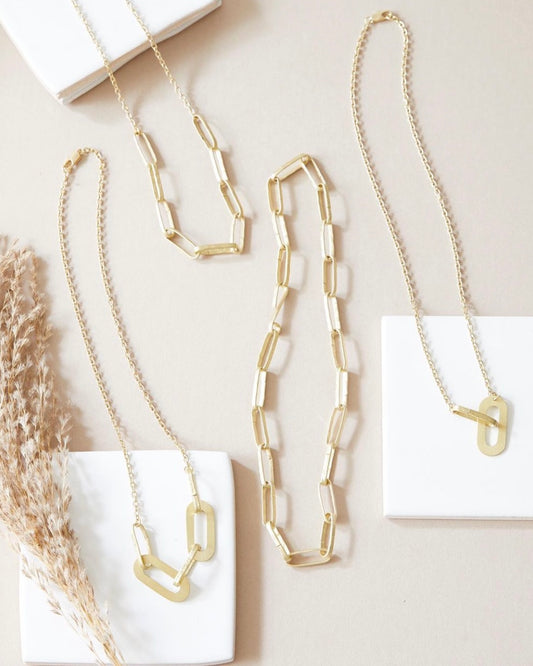 ‘Chain’ Half Necklace-Just Trade-My Beautiful Caravan