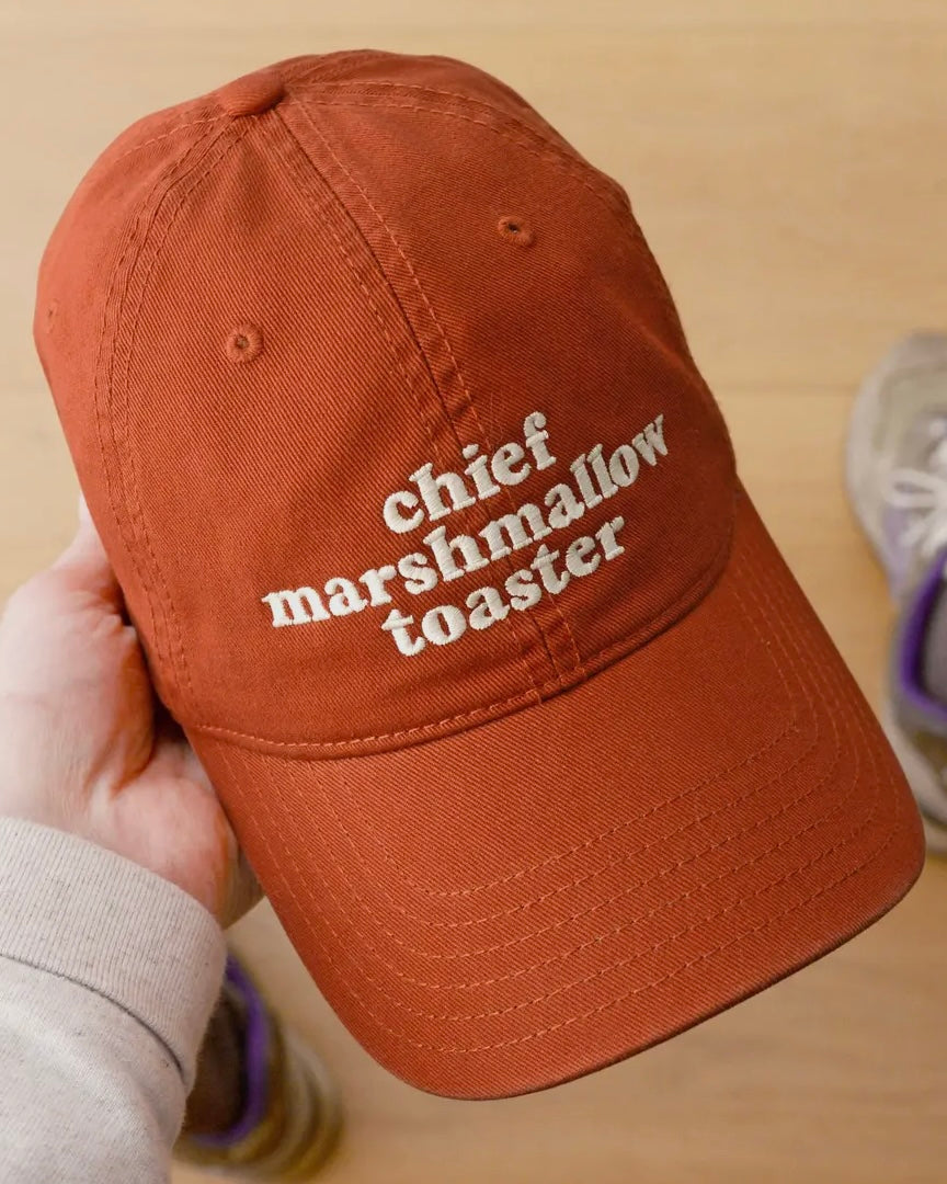 Chief Marshmallow Toaster Cotton Baseball Cap-Alphabet Bags-My Beautiful Caravan