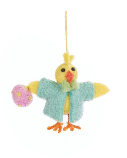 Chip The Chick Felt Decoration-Felt So Good-My Beautiful Caravan