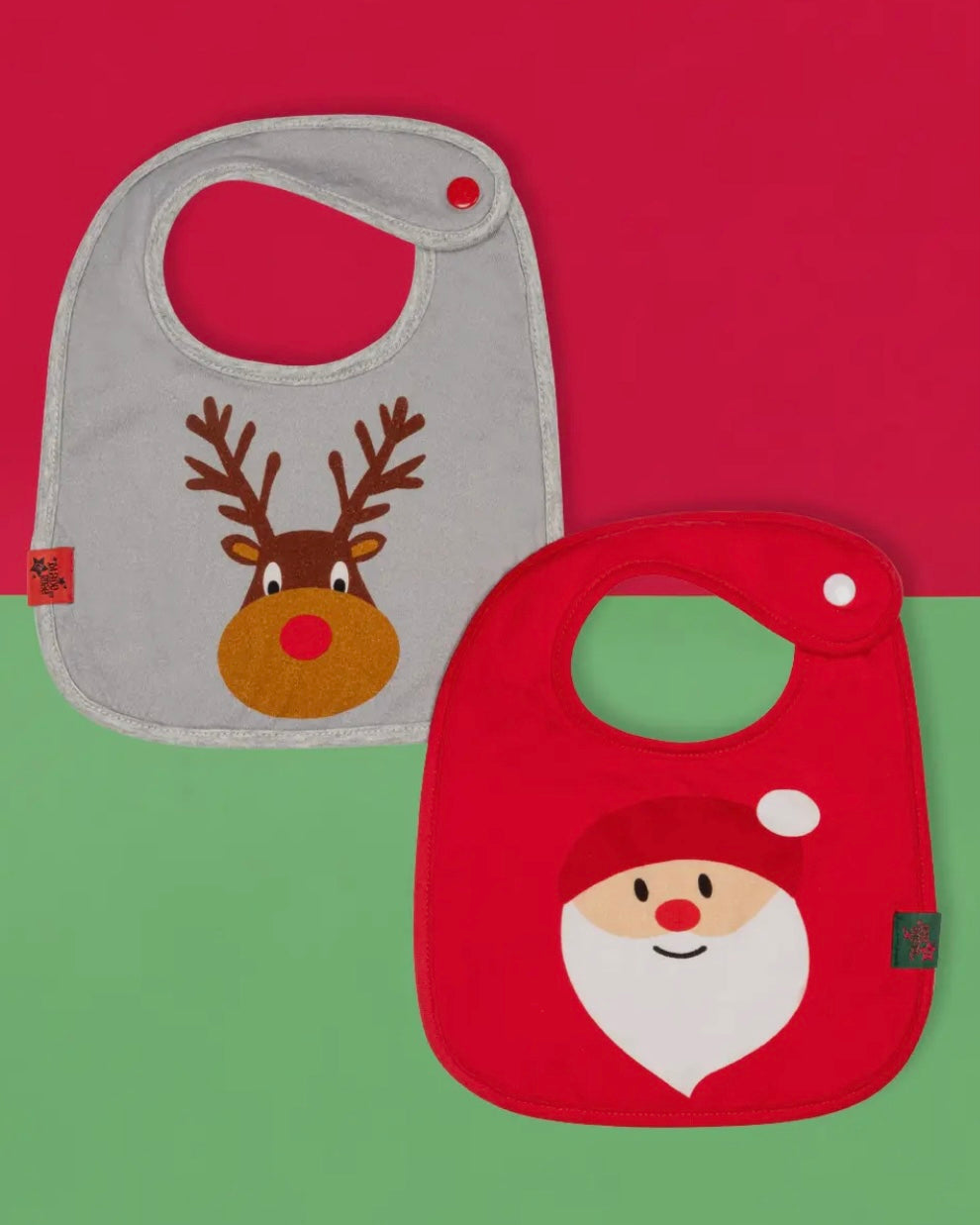 Christmas Baby Bibs - 2 Pack-Blade & Rose-My Beautiful Caravan