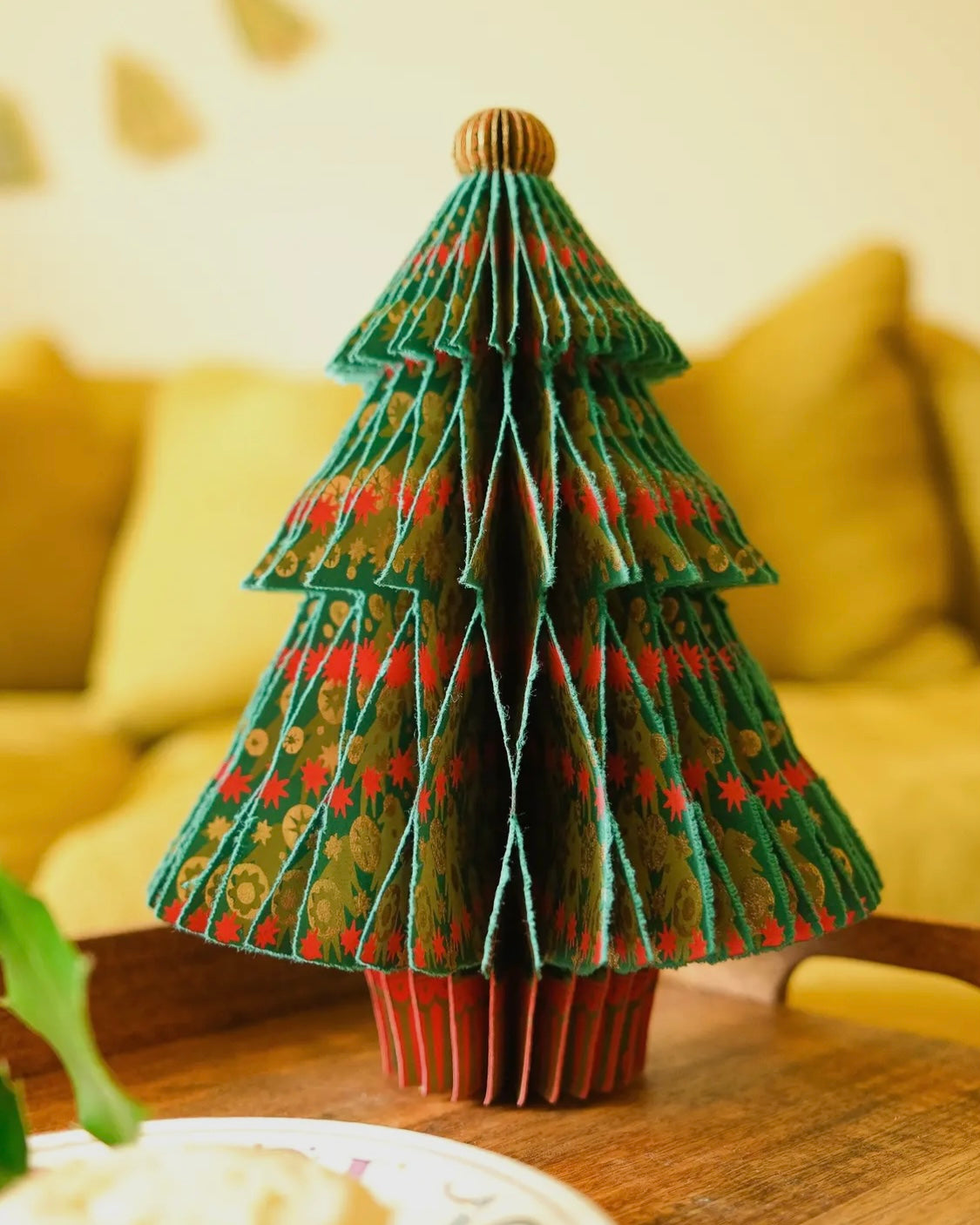 Christmas Fir Tree Honeycomb Ornament-East End Press-