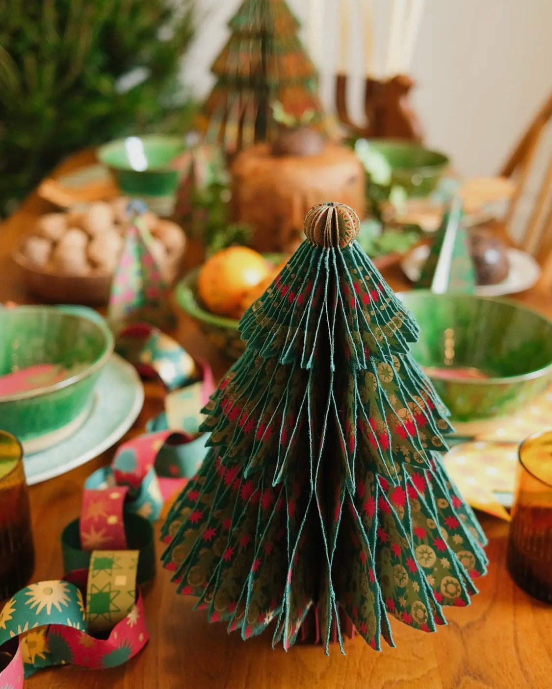 Christmas Fir Tree Honeycomb Ornament-East End Press-