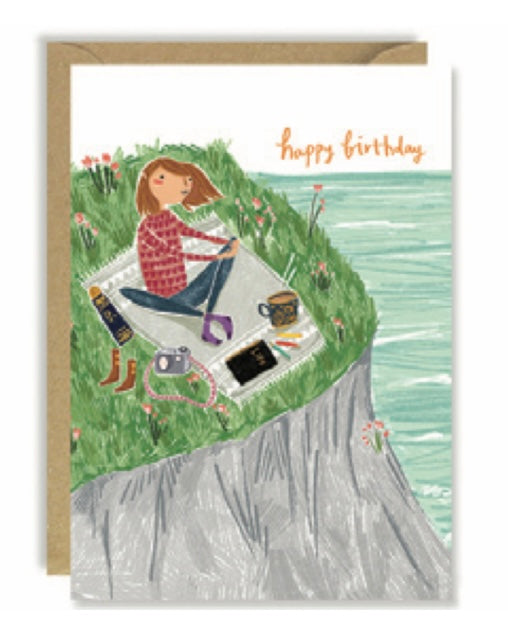 Clifftop Birthday Card-Joy Nevada-My Beautiful Caravan
