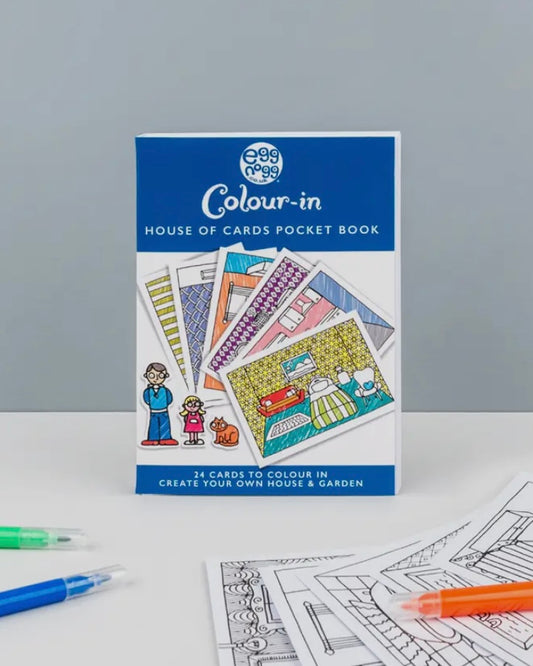 Colour-In Card Book-EggNogg-My Beautiful Caravan