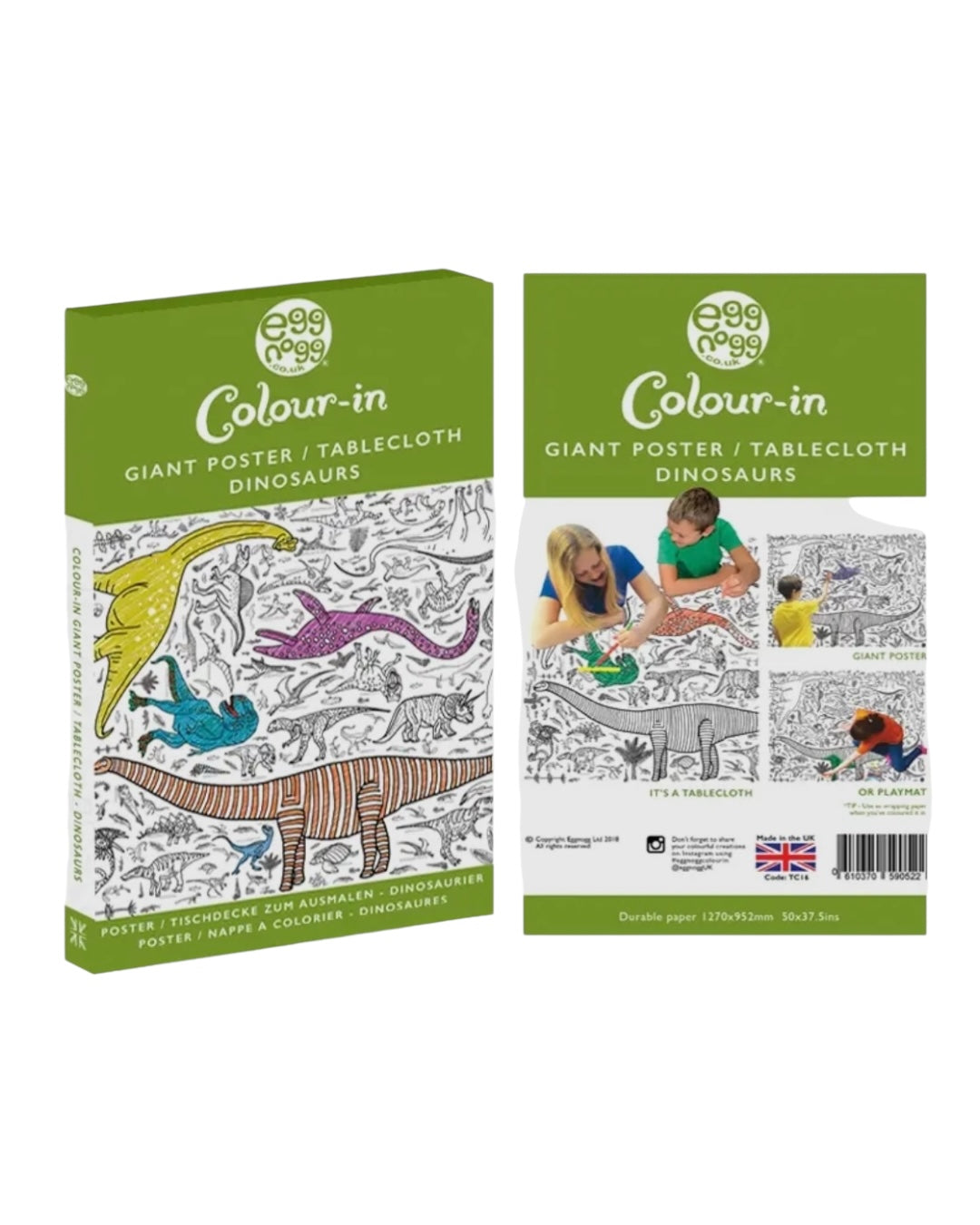 Colour-In Tablecloth-EggNogg-My Beautiful Caravan
