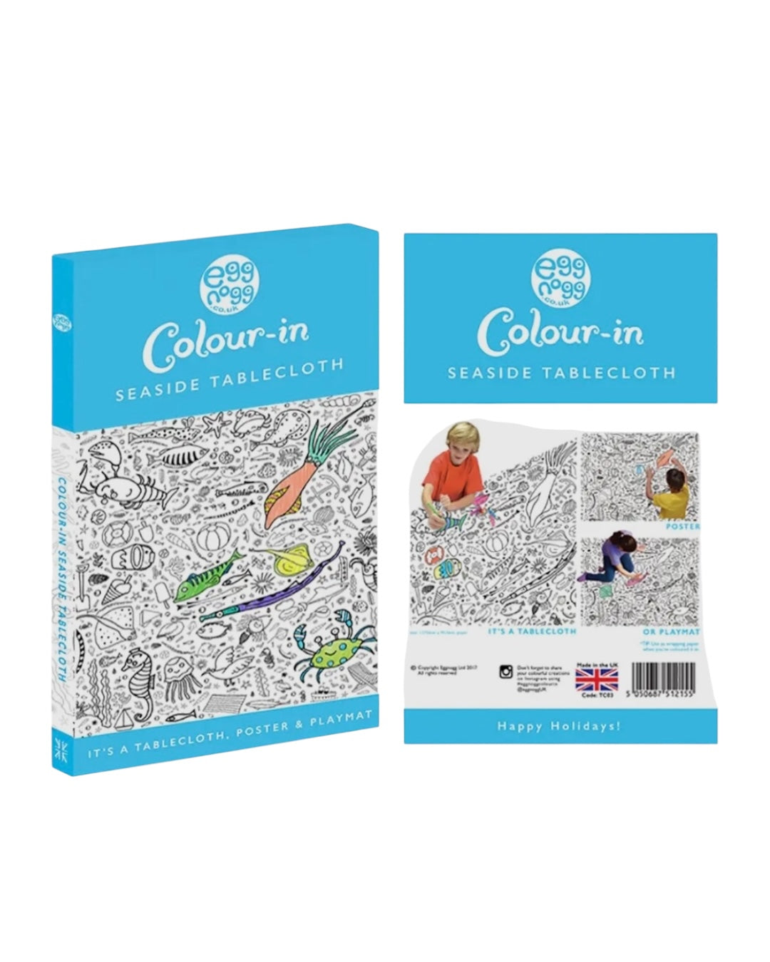 Colour-In Tablecloth-EggNogg-My Beautiful Caravan