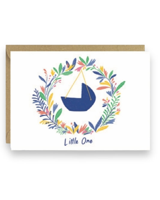 Cot Wreath Little One Card-Joy Nevada-My Beautiful Caravan