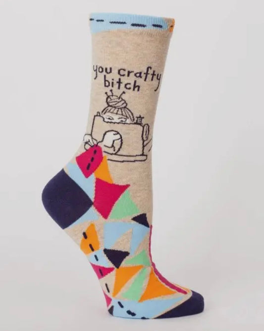 Crafty Bitch Ladies’ Socks-Incognito-My Beautiful Caravan