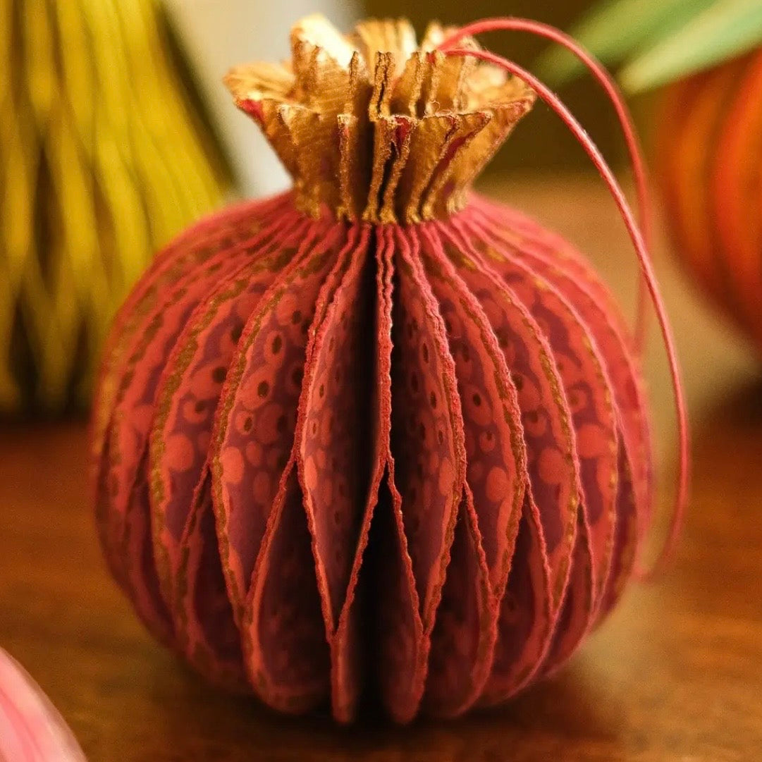 Pomegranate Honeycomb Ornament