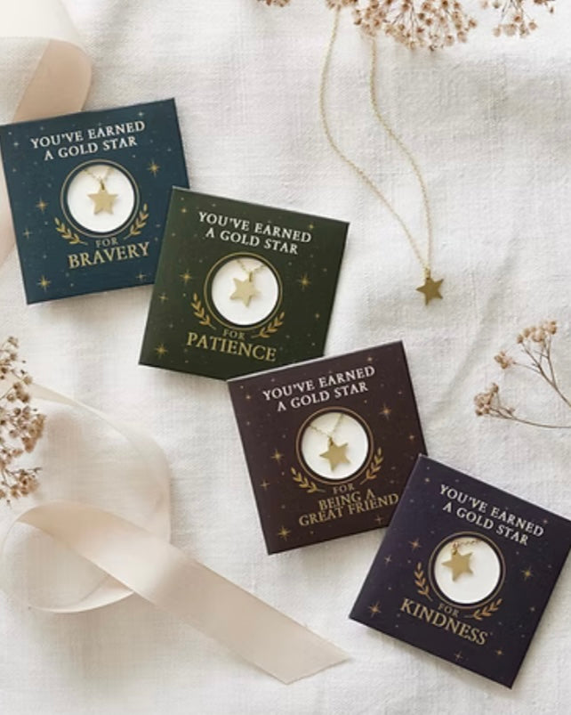 Reward Gold Star Pendant Necklace