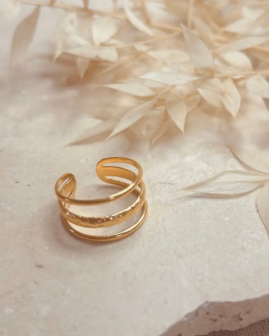 Triple Band Ring (Adjustable)