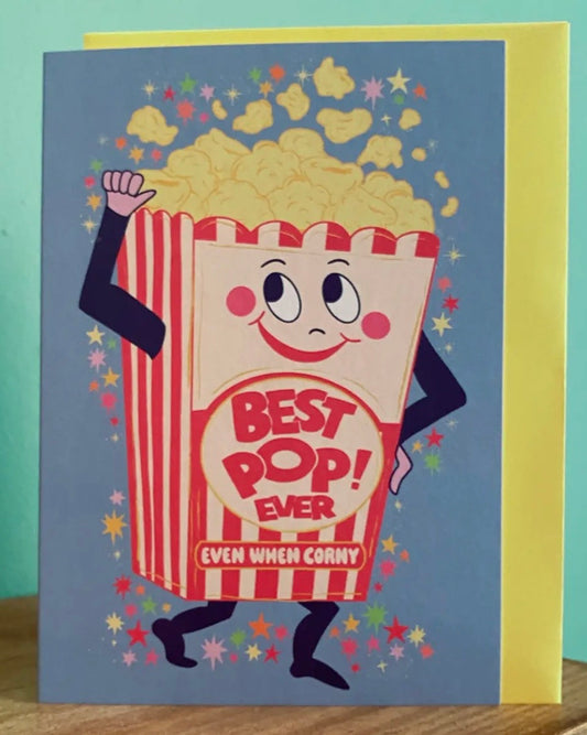 Best Pop Popcorn Card