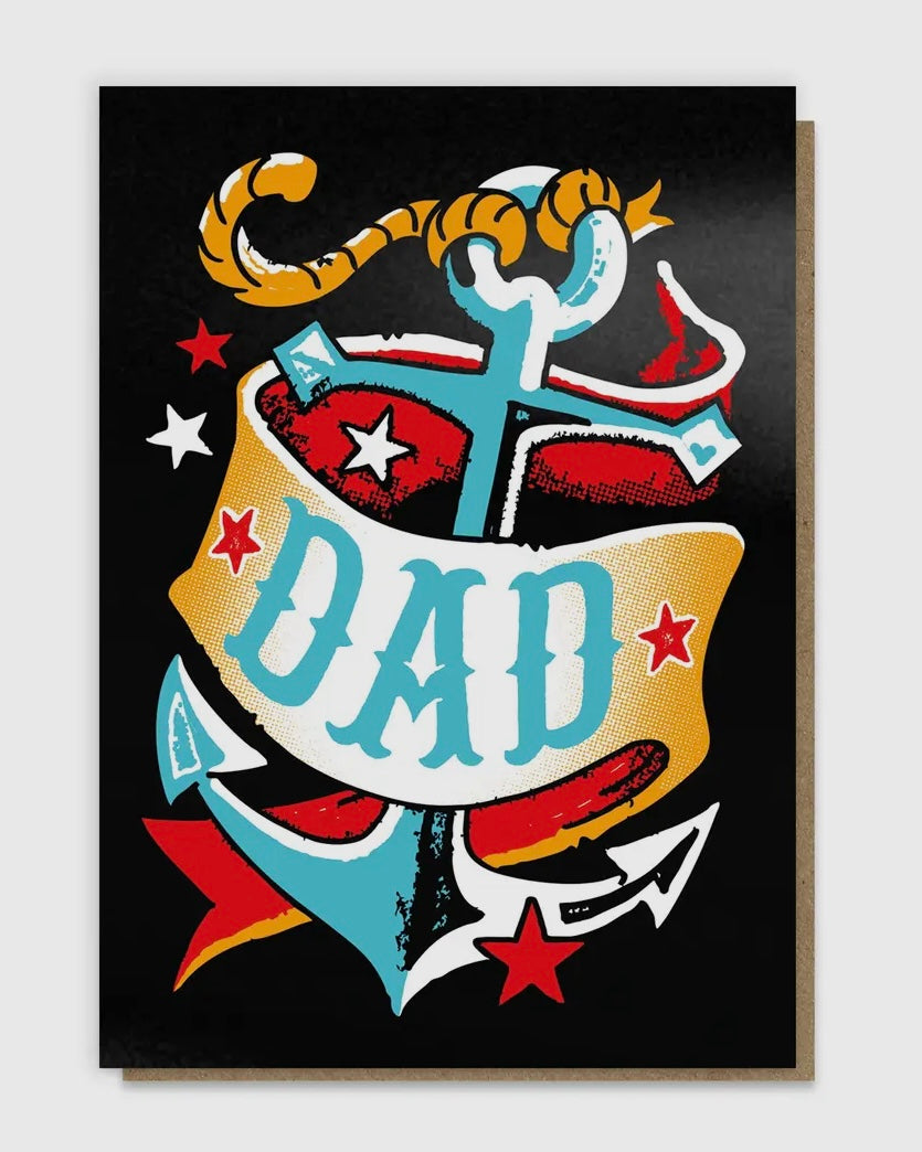 Dad Tattoo Card-Stormy Knight-My Beautiful Caravan