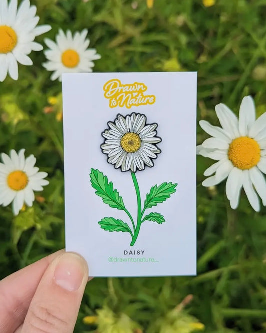 Daisy Pin-Drawn To Nature-My Beautiful Caravan
