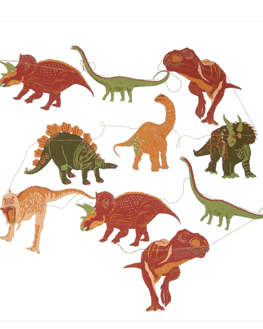 Dinosaurs Paper Garland-East End Press-My Beautiful Caravan