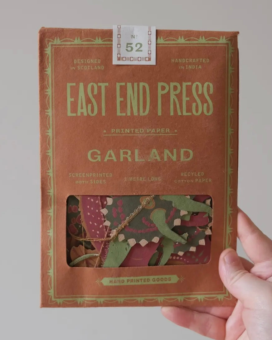 Dinosaurs Paper Garland-East End Press-My Beautiful Caravan