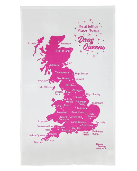 Drag Queens Tea Towel-Turnaround-My Beautiful Caravan
