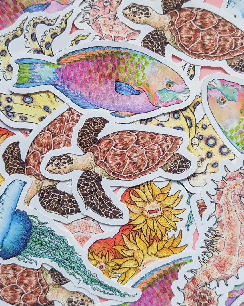 Draw To Nature Sticker Pack-Drawn To Nature-My Beautiful Caravan