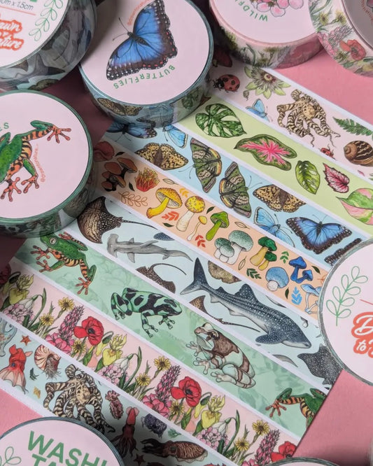 Drawn To Nature Washi Tape-Drawn To Nature-My Beautiful Caravan