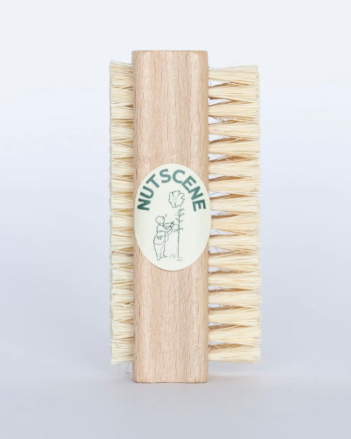 Dual Sided Wooden Nail Brush-Nutscene-My Beautiful Caravan