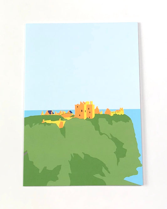 Dunnottar Castle Card by My World, on a white background