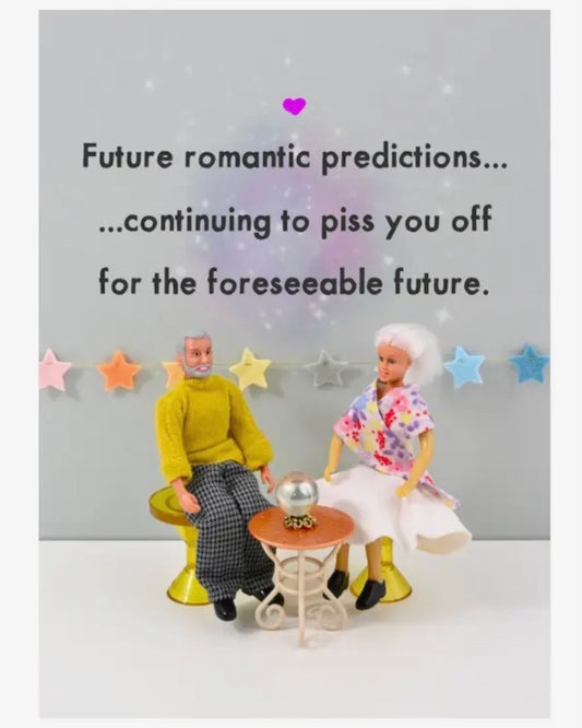 Romantic Predictions Card - Jeffrey & Janice