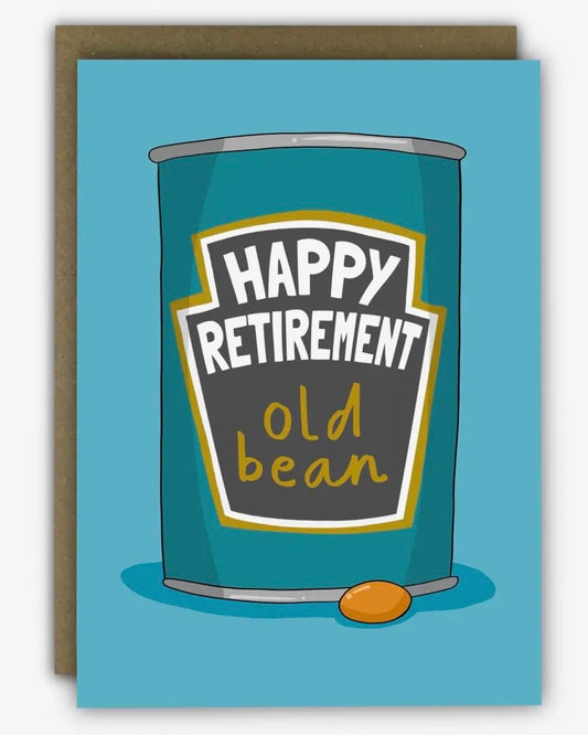 Old Bean Retirement Card