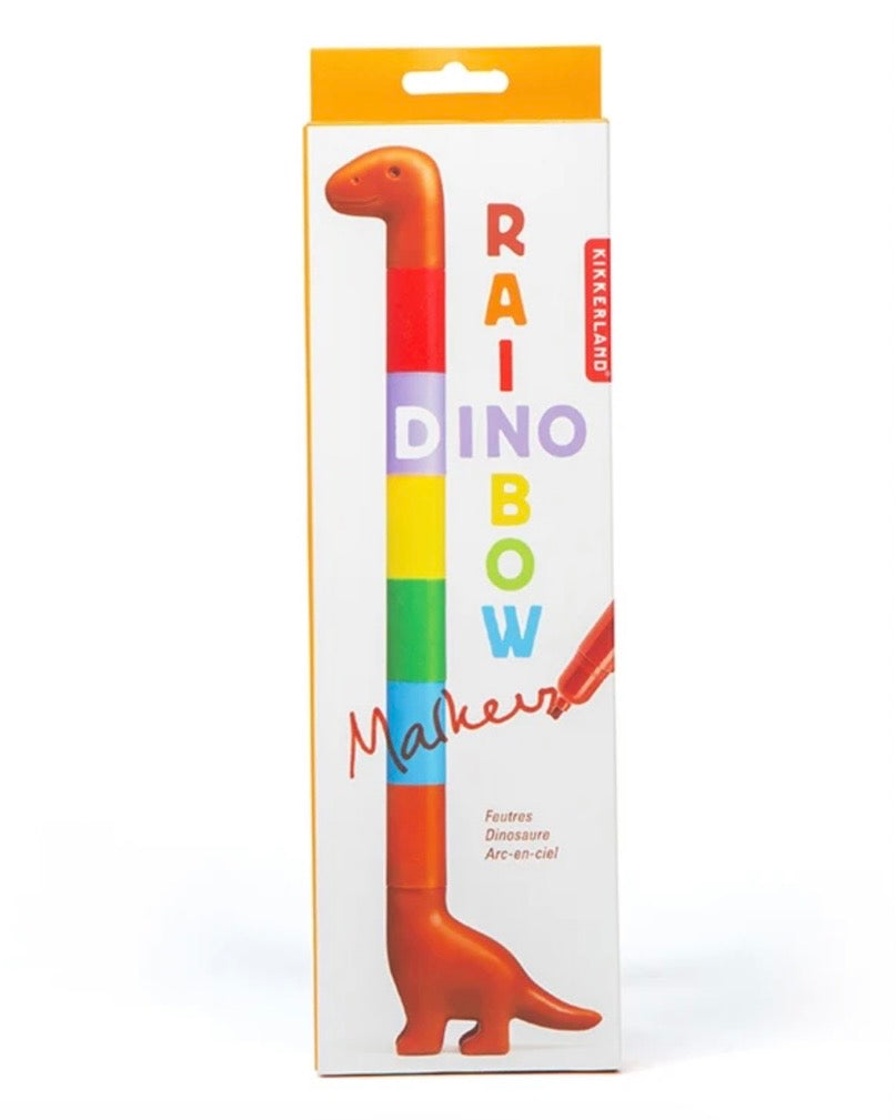 Dino Rainbow Marker Pen