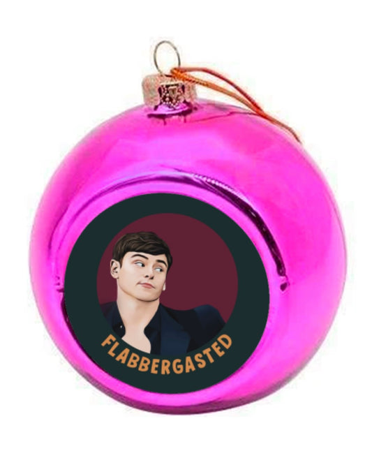 Flabbergasted Tom Christmas Bauble