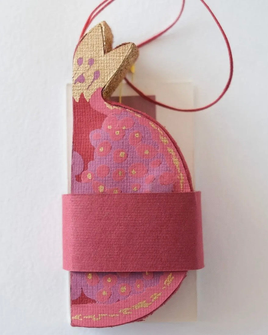 Pomegranate Honeycomb Ornament