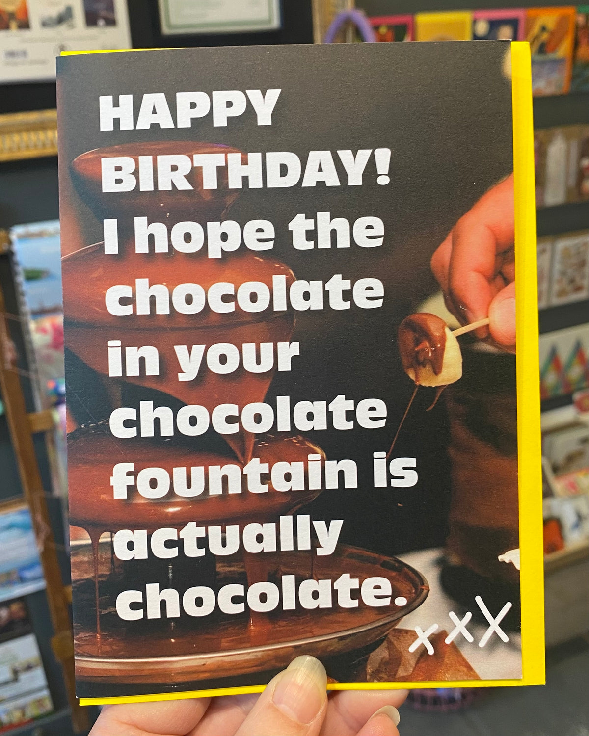 Chocolate Fountain Card