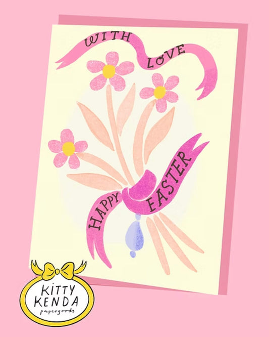 Easter Posy Card-Kitty Kenda-My Beautiful Caravan