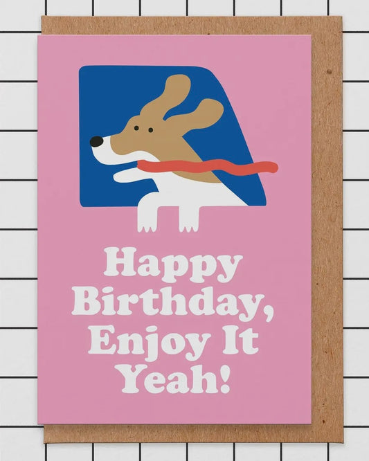 Enjoy It Birthday Card-Studio Boketto-My Beautiful Caravan