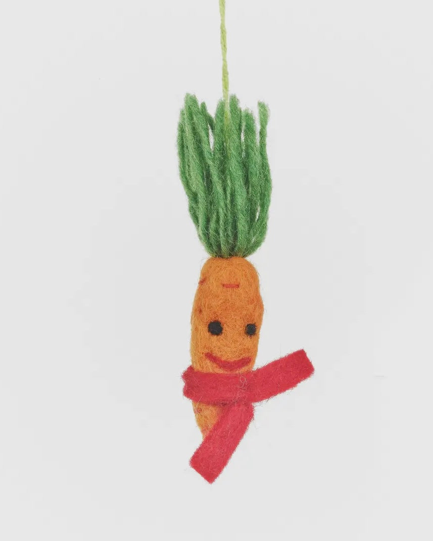 Handmade Christmas Veggies Tree Hanging Decoration