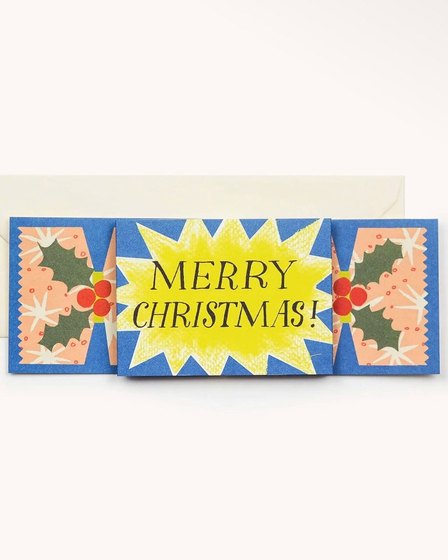 Christmas Cracker Starburst Card